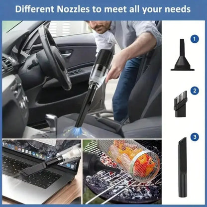 Combination Vacuum Cleaner USB Charging Car Household Vacuum Cleaner Small Car with Fully Automatic High Power Powerful Cleaning