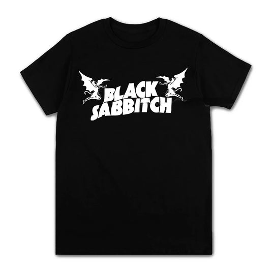 Black Metal Rock Band Graphic T-Shirt - Chains of Night