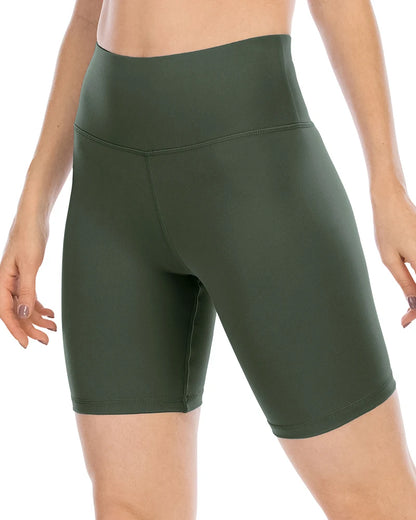 14 Colors 2023 Sexy Gym Shorts Woman Skinny Stretch High Waist Solid Color Shorts Beautiful Coquette Exercise