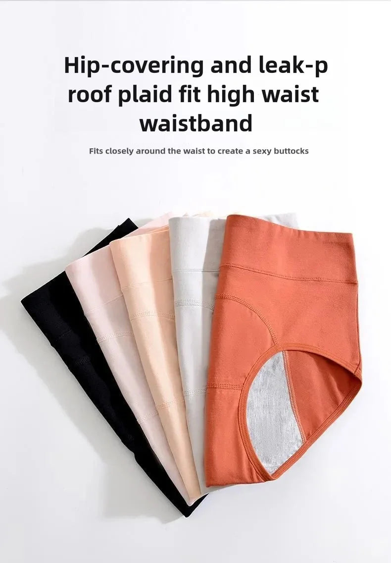 Panties for Menstruation Cotton Menstrual Panties High Waist Period Underwear Culotte Menstruelle Leak Proof Bragas Menstruales