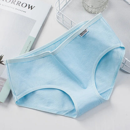 3Pcs Sexy Panties Women Cotton Underwear Antibacterial Briefs Girls Seamless Cozy Female Underpants Intimates Low-Rise Lingeries