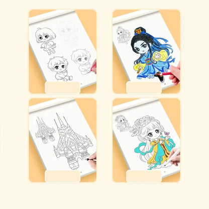 Comics Girl Boy Comics Hand Drawn Tutorial Book Studying Novice Zero Basic Line Draft Practice Book Art Tracing Sketch