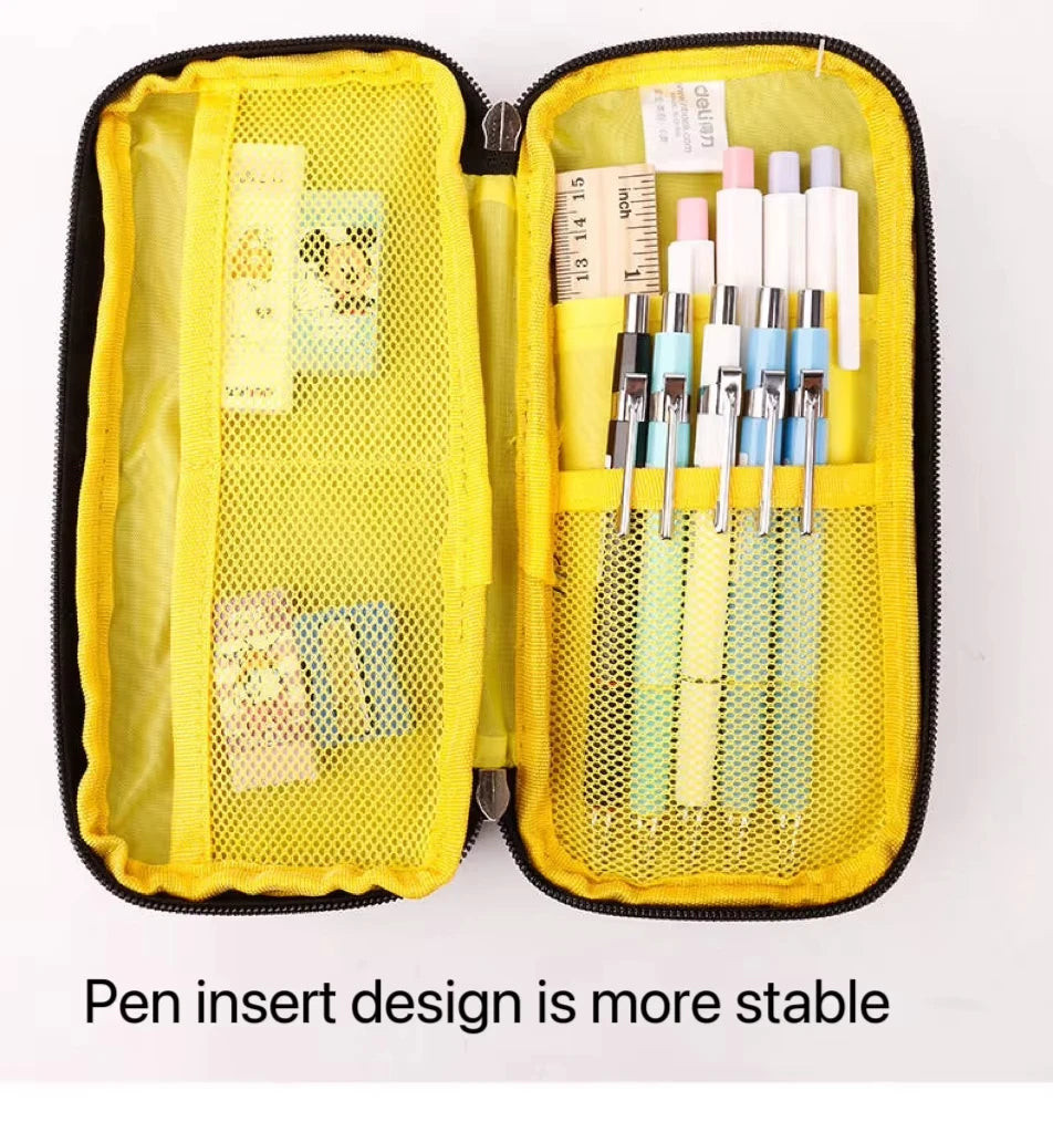 Large Capacity Pencil Case Pen Bag Pen Box Pencil Cases Storage Student School Office Supplies Stationery Gift