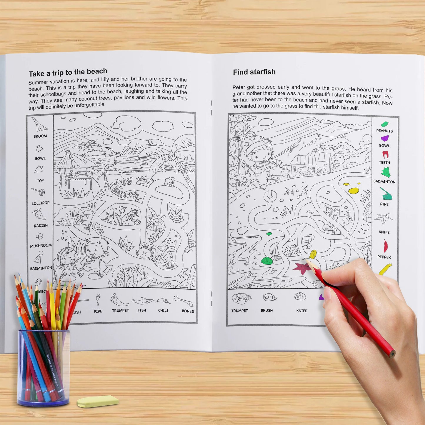 Pique Your Child's Imagination with this Delightful Hidden Objects Book - Ideal for Building Focus and Attention