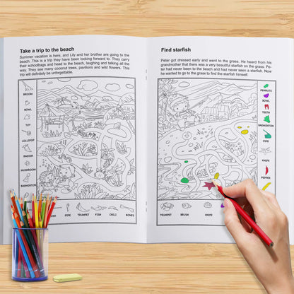 Pique Your Child's Imagination with this Delightful Hidden Objects Book - Ideal for Building Focus and Attention