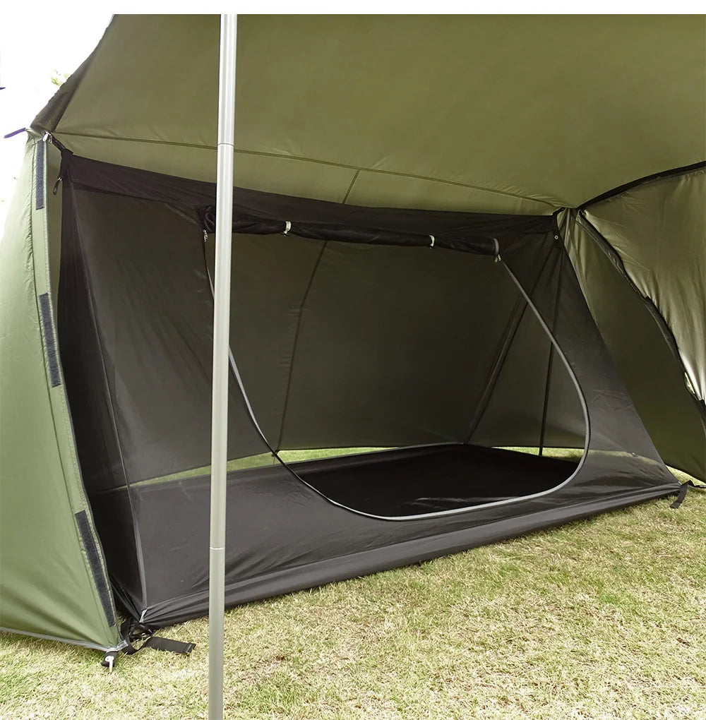 Bushcraft Tent Baker Style Outdoor Camping Multifunction Bushcraft Shelter Woodland Tent Backwoods Hot Tents for 2 Persons