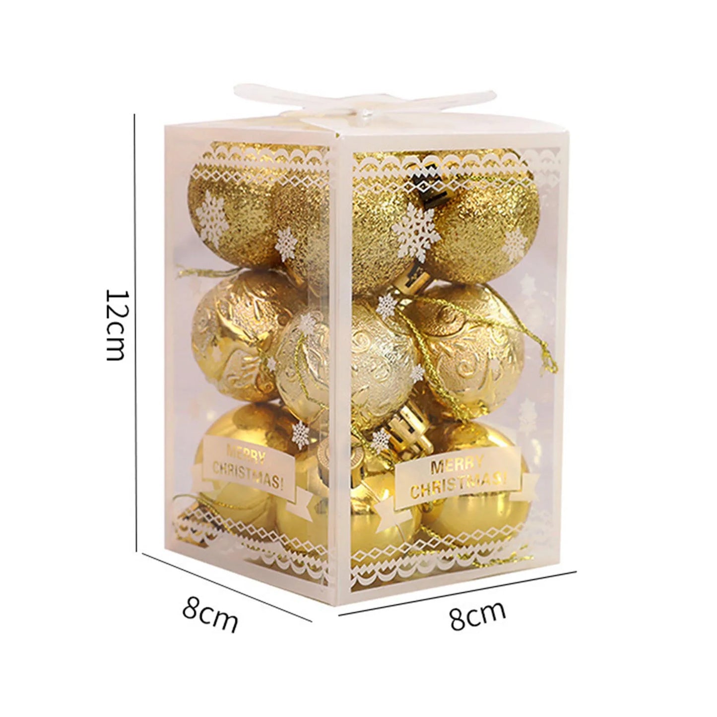 Christmas Tree Hanging Ball Party Arrangement Electroplated Plastic Balls for Christmas Home Decoration