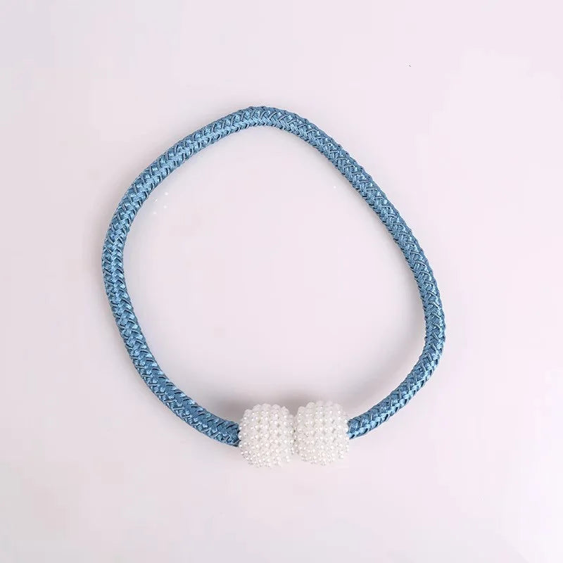 2pcs curtain bundling straps creative high-end functional straps simple thick tie rope household strong magnetic suction