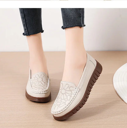 Women's Shoes Slip-on Loafers Ladies Casual Shoes Platform Wedge Moccasins Sneakers Comfortable Flat Shoes Zapatos Mujer 2024