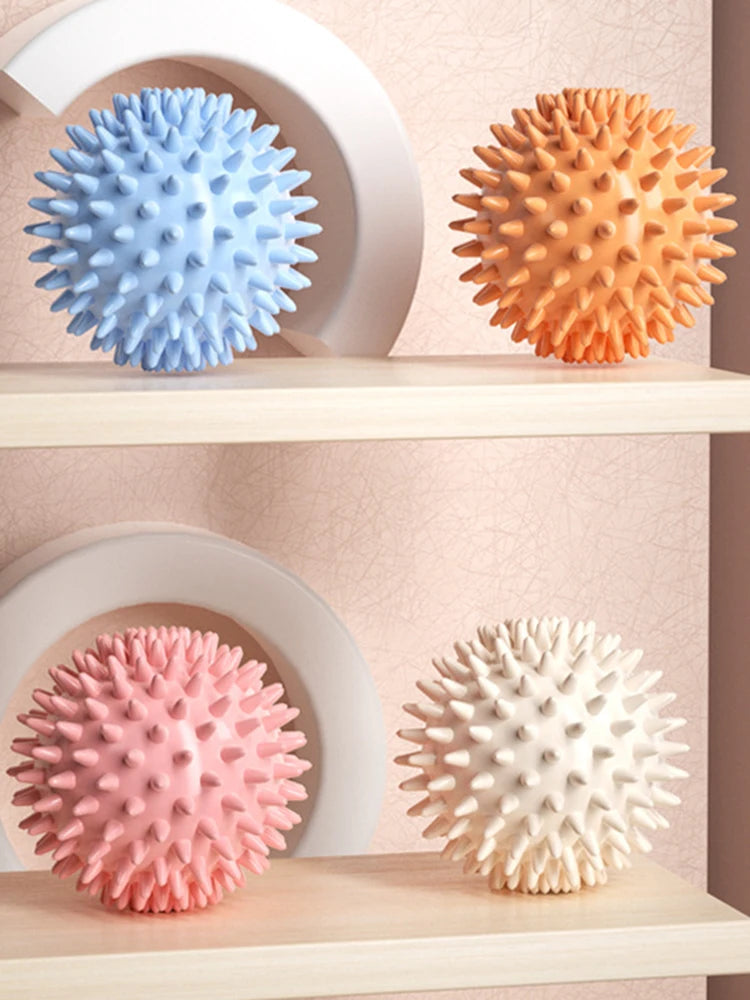 Hedgehog Massage Ball Yoga Fascia Ball Exercise Fitness Muscle Relaxation Massage Stick Shoulder Neck Leg Plantar Meridian Ball