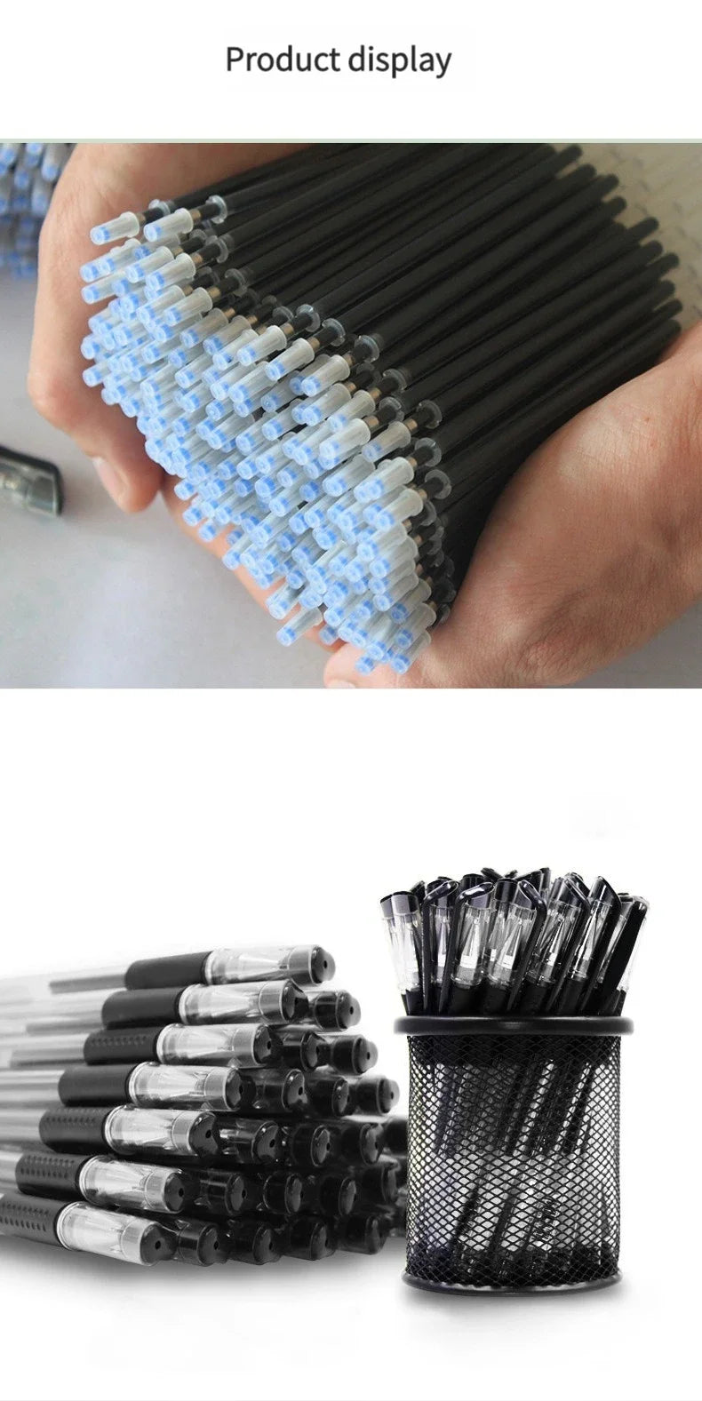 35/25pcs Gel Pen Set School Supplies Black Blue Red Ink Color 0.5mm Ballpoint Pen Kawaii PenWriting Tool School OfficeStationery