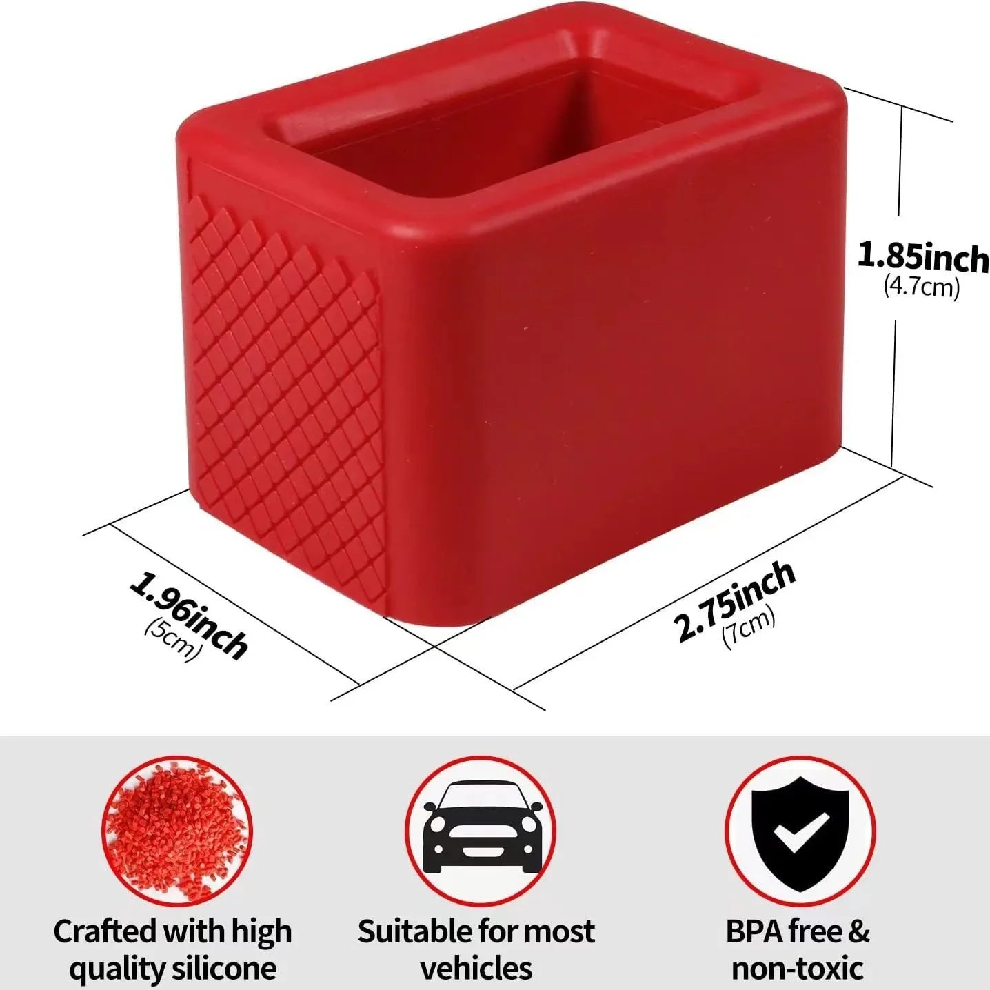 Car Seatbelt Silicone Buckle Protective Cover Locking Upright Device Card Slot Bracket Guard Seat Belt Holder Car Accessories