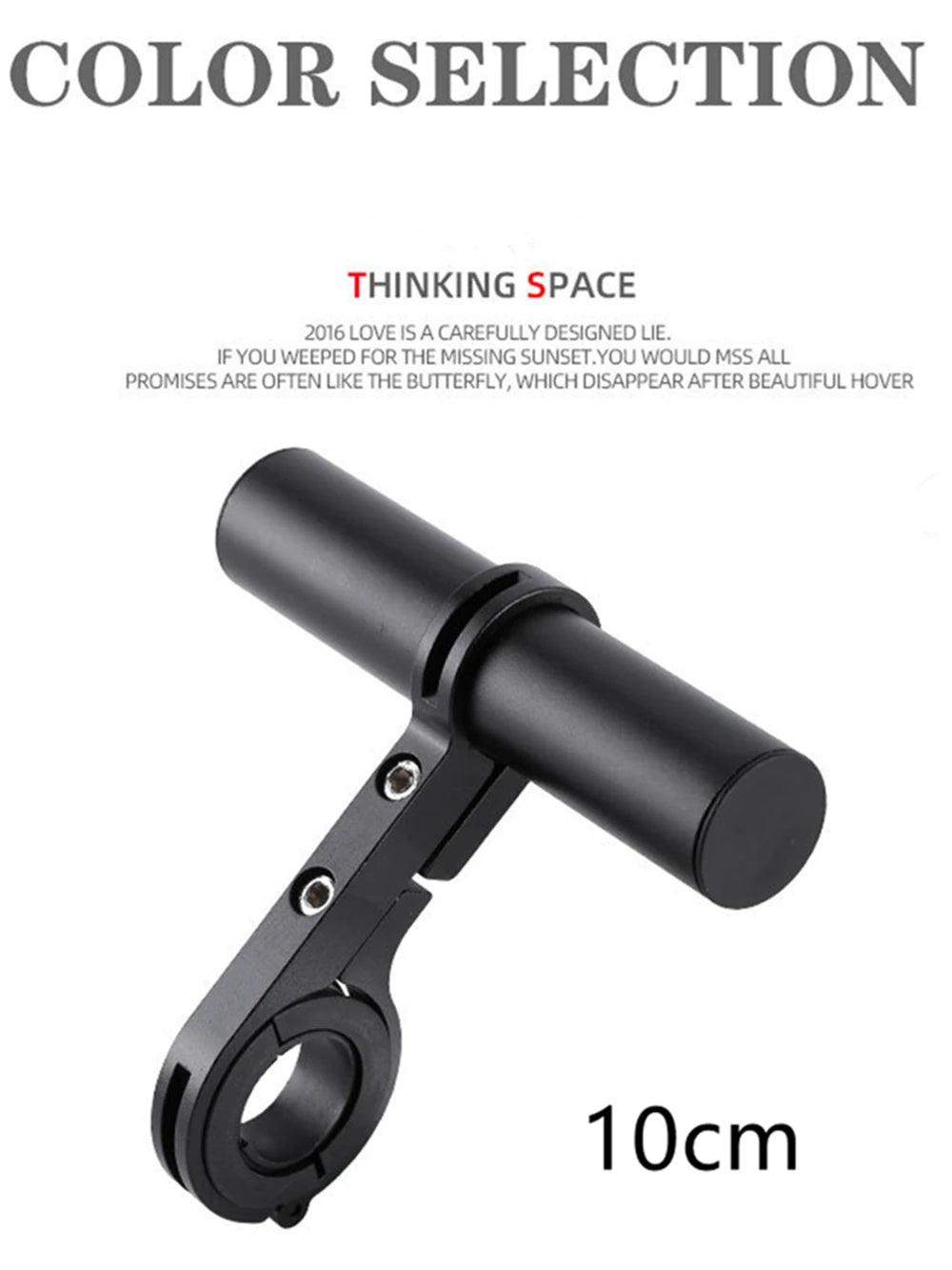 10/20/30cm Bicycle Handlebar Extended Bracket MTB Headlight Mount Extented Bar Road Mountain Bike Handlebar Extender Rack Parts