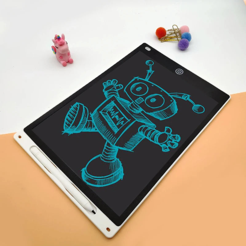 12 Inch Electronic Drawing Board(Brightness Increase By 20%), Writing Tablet For Kids, Colorful Screen Doodle Board
