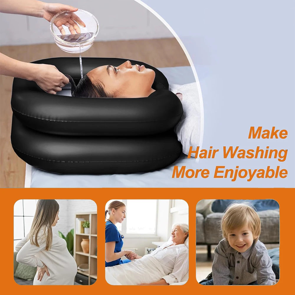 bathroom accessories Inflatable shampoo basin, portable shampoo basin, elderly, pregnant women, disabled, home,  hospitals