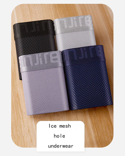 Men Panties Male Underpants Man Pack Shorts Boxers Underwear Slip Homme Calzoncillos Bamboo Hole U Convex Pouch Large Size 6XL