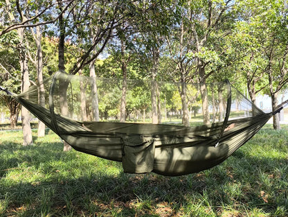 Camping hammock with mosquito net sleeping tent hammock suitable for camping hammock outdoor furniture garden leisure hammock