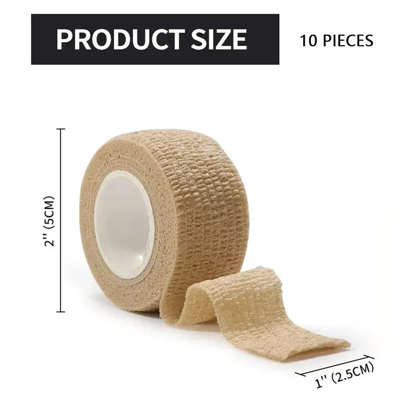 Self Adherent Cohesive Bandage Wrap Stretch Non Woven Self Adhesive Tape - Skin Colour Athletic Elastic Bandage