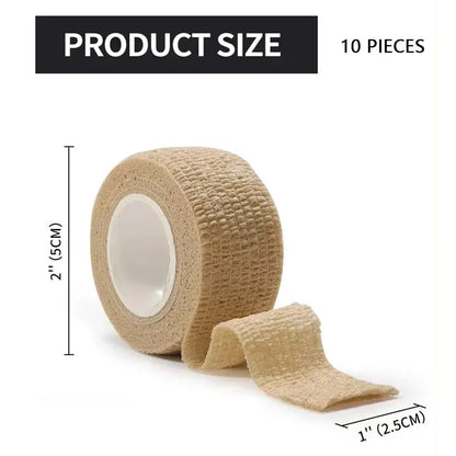 Self Adherent Cohesive Bandage Wrap Stretch Non Woven Self Adhesive Tape - Skin Colour Athletic Elastic Bandage