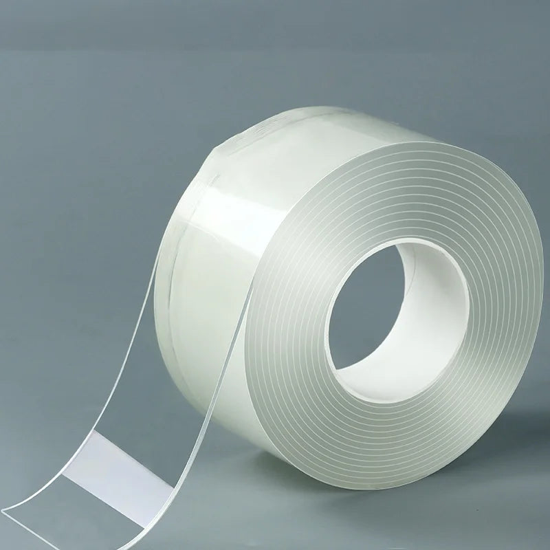 Versatile Reusable Double-Sided Waterproof Adhesive Tape - Perfect for Kitchen and Bathroom Supplies