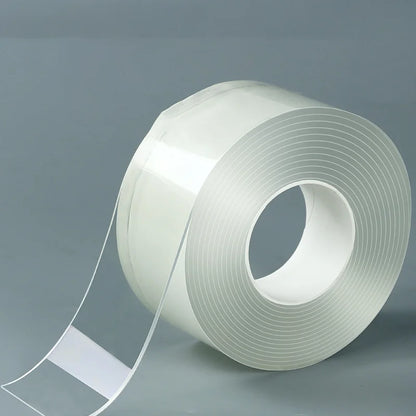 Versatile Reusable Double-Sided Waterproof Adhesive Tape - Perfect for Kitchen and Bathroom Supplies
