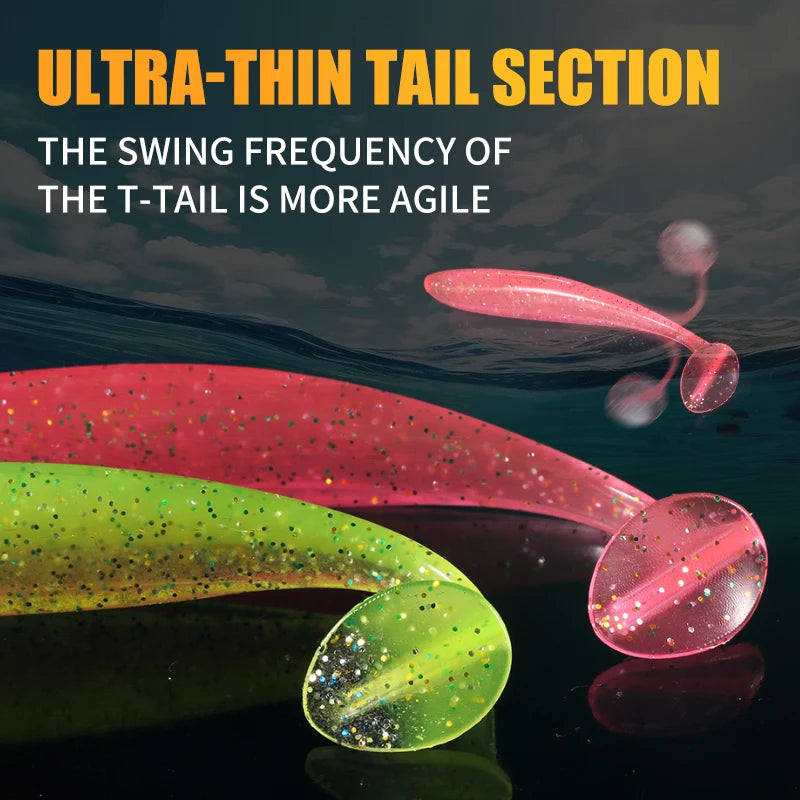 2021 Supercontinent shiner 50mm 75mm 100mm Fishing Lures soft Artificial Bait easy for hooking up big pike