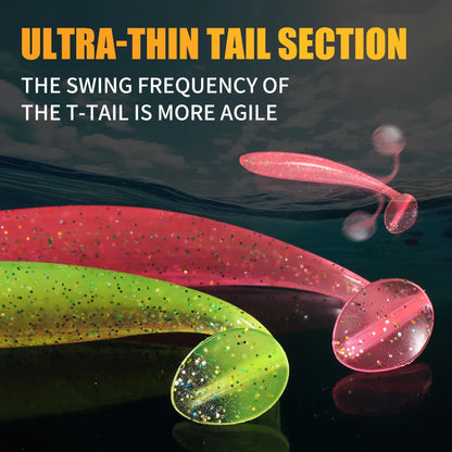 2021 Supercontinent shiner 50mm 75mm 100mm Fishing Lures soft Artificial Bait easy for hooking up big pike