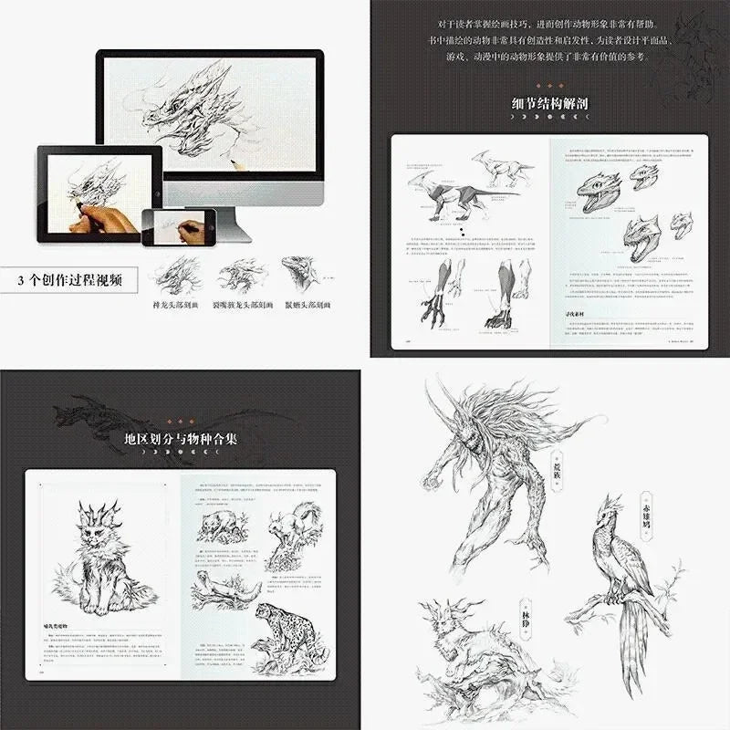 Region Of Original Fantasy Creature Concept Design Archives Book Game Anime Drawing Tutorial Books libros