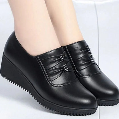 zapatos de mujer women fashion sweet comfort spring & summer wedge heel shoes for office work lady student school shoes a301