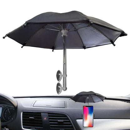 Mobile Phone Parasol Phone Umbrella For Sun Anti-Glare Sun Shade Cover Sun Shield Car Shade Visor Cell Phone Sunshade Holder