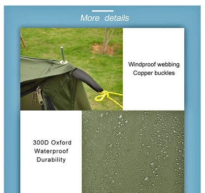 Bushcraft Tent Baker Style Outdoor Camping Multifunction Bushcraft Shelter Woodland Tent Backwoods Hot Tents for 2 Persons