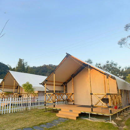 Outdoor Camping Tents, Hotel Camping Bases, Large Wooden House Accommodation, Suitable for Camping, Customizable Large Capacity