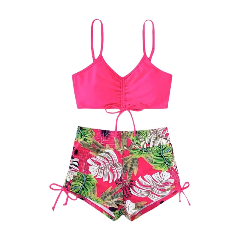 Clearance_Sexy Bikini Women's Swimwear Push Up Bikini Set High Waist Shorts Swimwear Female Swim Suit Beachwear_Continuous updat