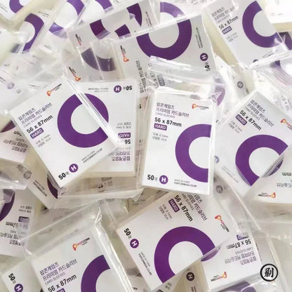 Fundas para tarjetas Kpop, bolsa protectora transparente antiarañazos, soporte para tarjetas de ídolo DIY