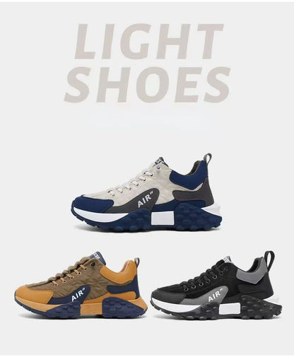 Men Sneakers Platform Men Shoes 2025 New Running Shoes for Men Luxury Brand Casual Vulcanized Shoes Comfortable Tenis Masculino