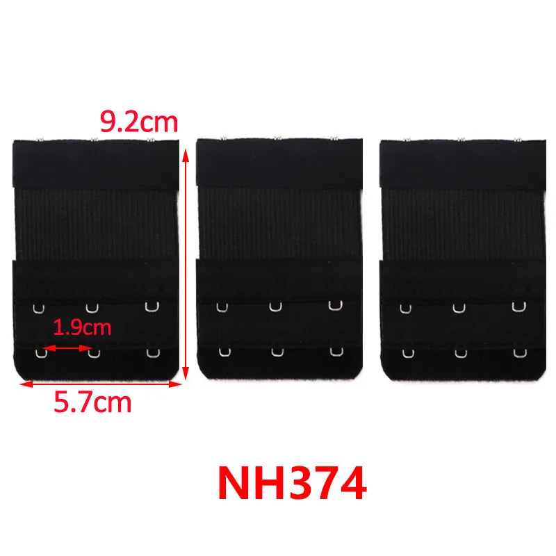 3/4/6/8pcs Bra Extender for Women's Elastic Bra Extension Strap Hook Clip Expander Adjustable Belt Buckle Intimates Accessories
