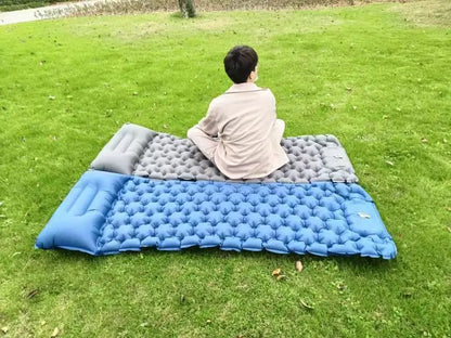 Camping sleeping mats Portable inflatable mattresses Outdoor inflatable mattresses Thickened camping Foot-operated inflatable