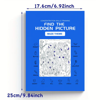 Pique Your Child's Imagination with this Delightful Hidden Objects Book - Ideal for Building Focus and Attention