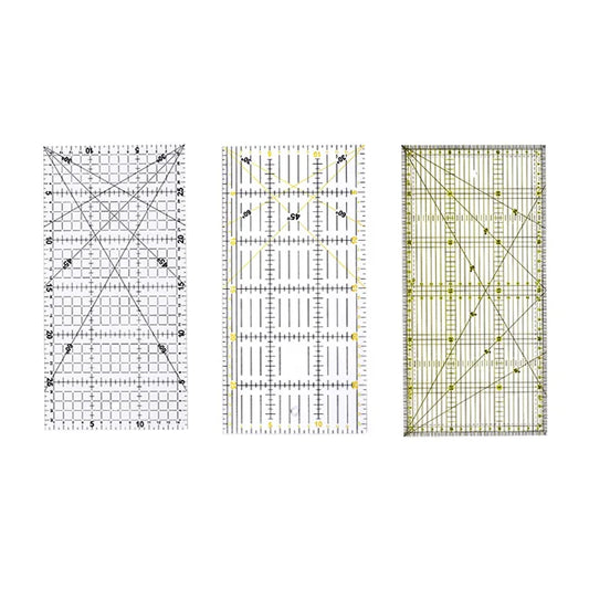 1Pcs Acrylic Multisize Patchwork Ruler Transparent Drawing Ruler Office School Sewing Measuring Supplies Tailor Tools