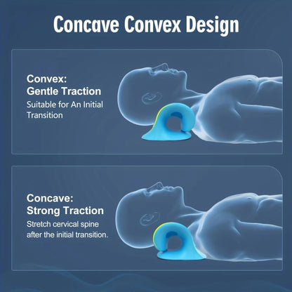 Neck And Shoulder Relaxer Cervical Traction Device Pain Relief And Cervical Spine Alignment Chiropractic Pillow Neck Stretcher