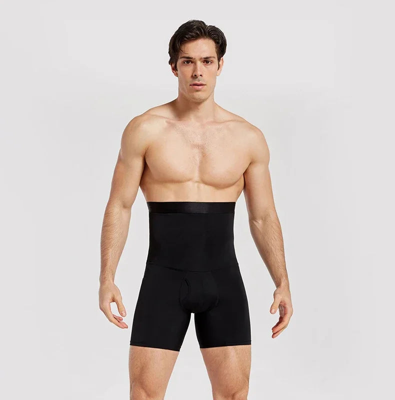Men Tummy Control Shorts Body Shaper Compression High Waist Trainer Belly Tummy Control Slimming Shapewear Boxer Underwear Fajas