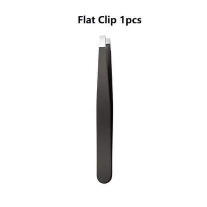 Ouriner Eyebrow Tweezer Colorful Hair Beauty Fine Hairs Puller Stainless Steel Slanted Eye Brow Clips Removal Makeup Tools