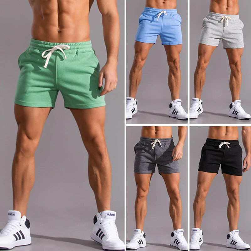 Men's Summer Shorts Casual Cotton Shorts Homme Oversized Basketball Shorts Sport Fitness Shorts Running Sweatpants Male Clothes