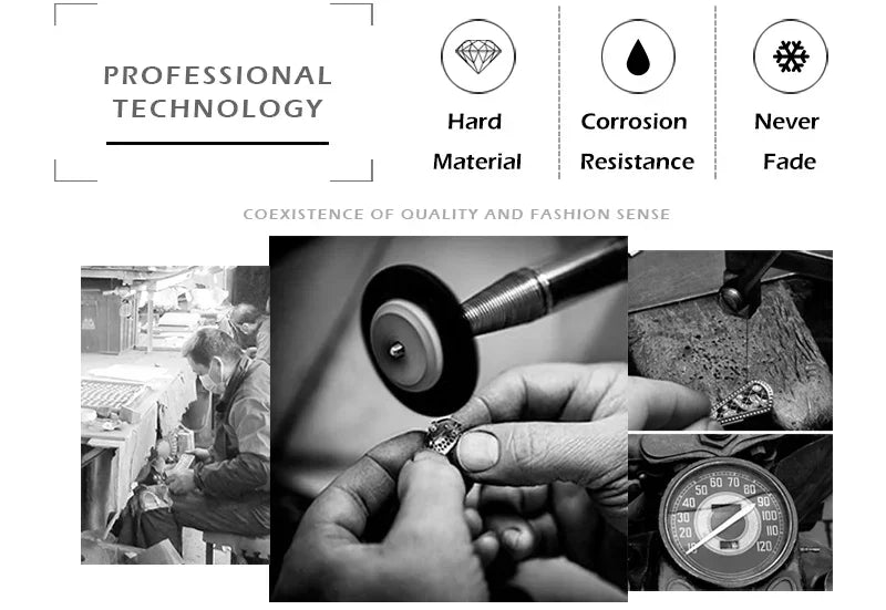 European and American Men's Personality  Men's Accessories Versatile Titanium Steel Jewelry