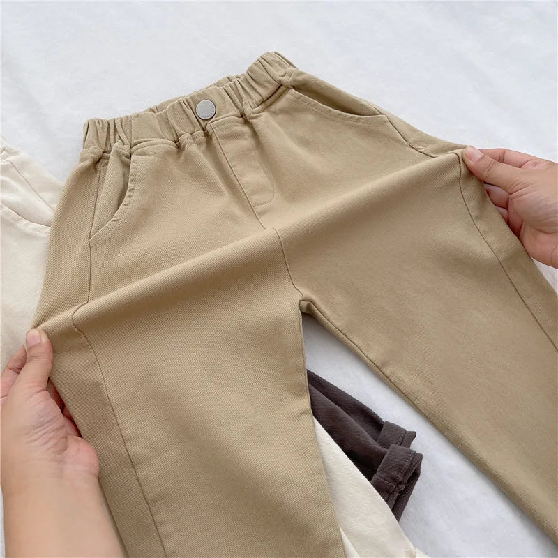 Kids Pants Kids Clothes Slacks Boys Girls Pants Foreign Style Korean Pants Autumn Spring Clothes for Kids