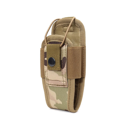 Hoyoo outdoor tactical walkie talkie case MOLLE accessory package multifunctional walkie talkie external protective cover camouf