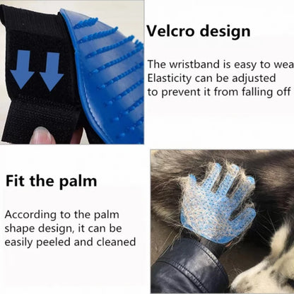 Pet Deshedding Brush Silicone Grooming Gloves Cat Dog Hair Remover Pet Comb Gloves Cleaning Hair Removal Shedding Supplies