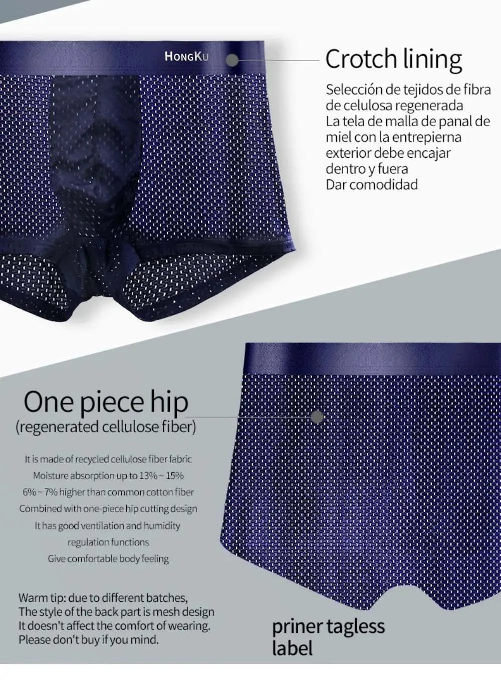 Men's Panties Men Underwear Boxershorts Men Boxer Men Ropa Interior Hombre Calzoncillos Breathable Hombre Hole Large Size