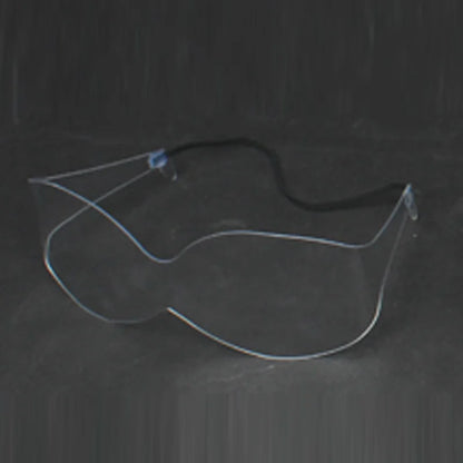 Anime Hawks Cosplay Accessories Adult Men Transparent Yellow Glasses Earphone Halloween Party Roleplay Props