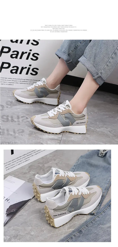 Women Sneakers 2025 New Spring Autumn Brand Luxury Vulcanize Shoes Casual Footwear Zapatillas Mujer Light Flat Breathable Shoes